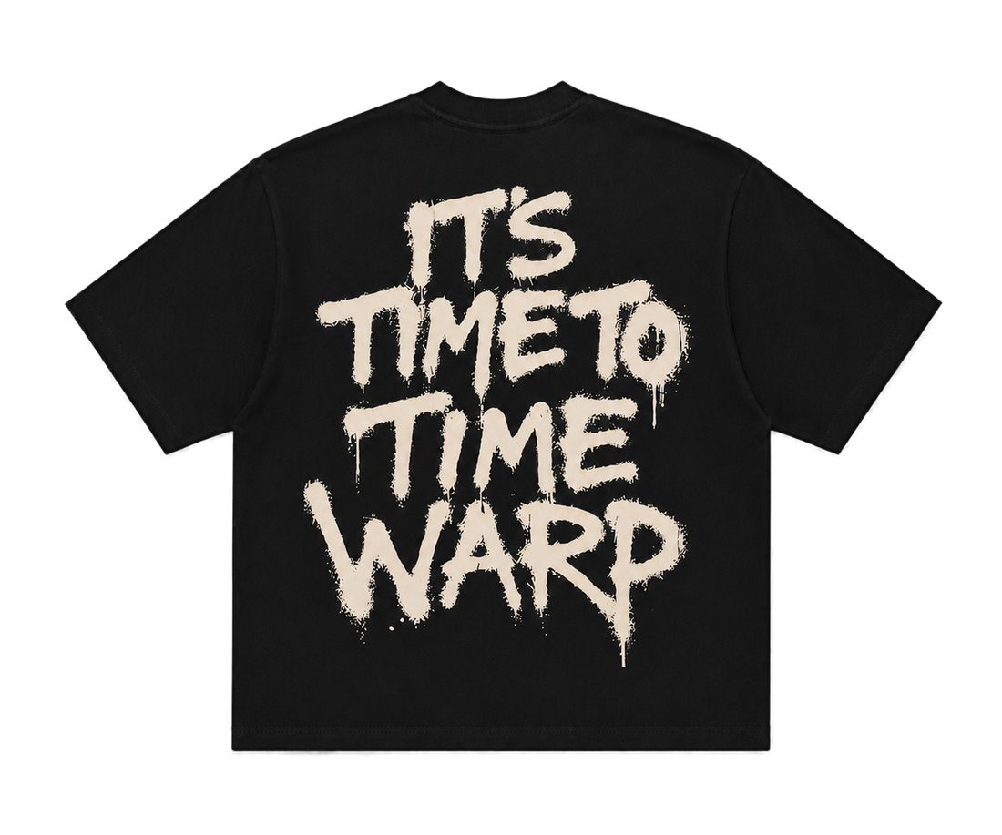 Camiseta de rave T1M3 W4RP da Raver Lab, foto 2
