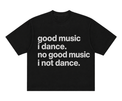 Camiseta de rave CRITÉRIO DE PISTA da Raver Lab