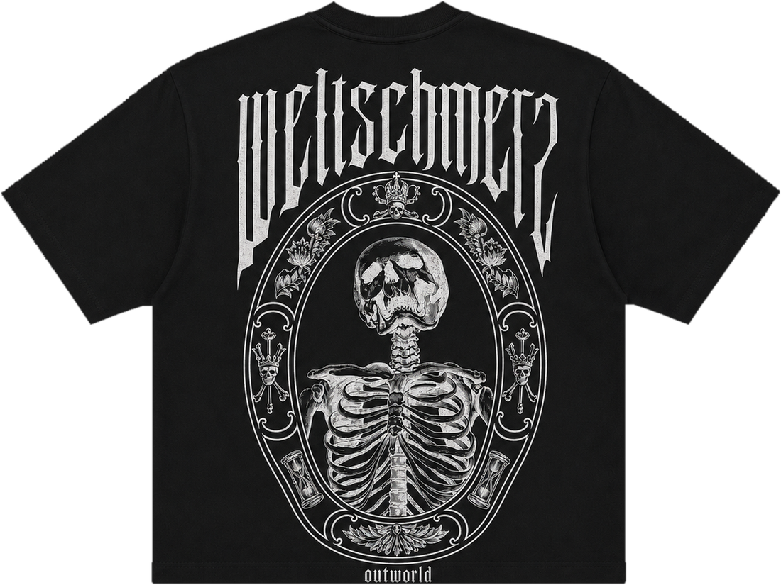 Camiseta de techno WELTSCHMERZ da Raver Lab, foto 2