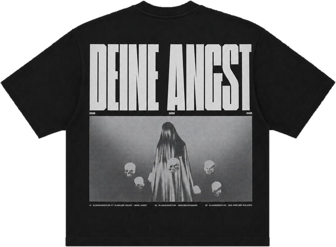 Camiseta de techno DEINE ANGST da Raver Lab, foto 2