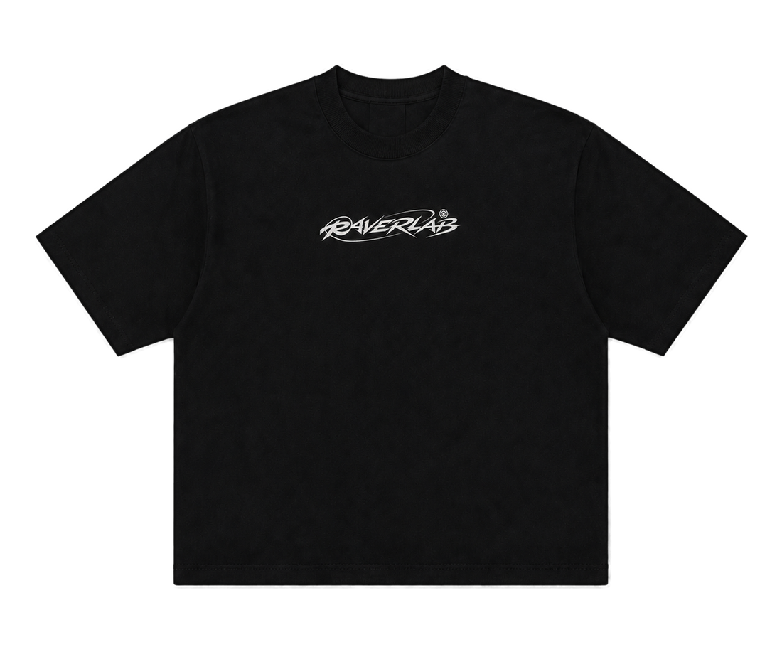 Camiseta de rave T1M3 W4RP da Raver Lab